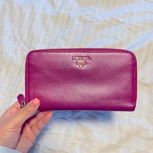 Prada long wallet